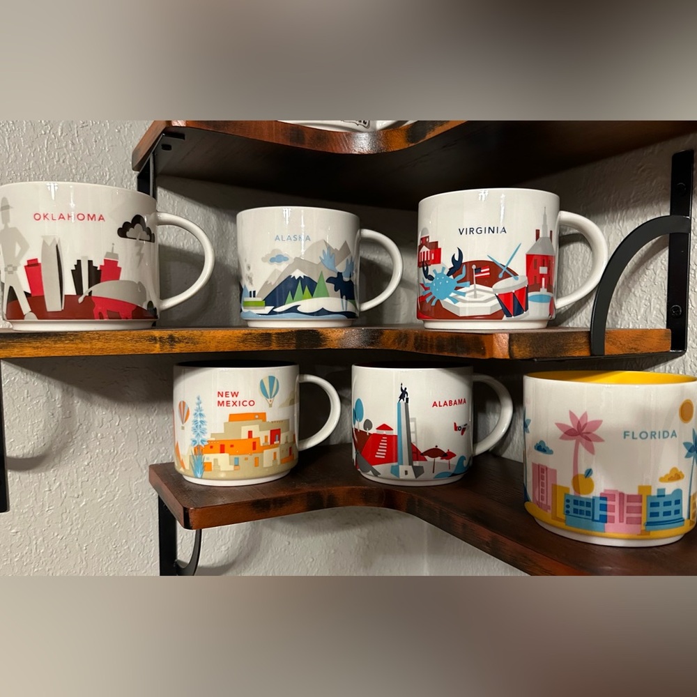 Been There/You Are Here Starbucks Mugs